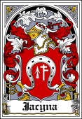 Polish Coat of Arms Bookplate for Jacyna