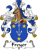 German Wappen Coat of Arms for Freyer