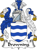 English Coat of Arms for Browning