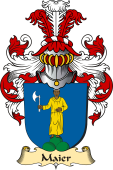 v.23 Coat of Family Arms from Germany for Maier
