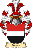v.23 Coat of Family Arms from Germany for Neger