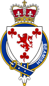 Families of Britain Coat of Arms Badge for: Beamish (Ireland)