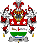 Irish Family Coat of Arms (v.25b) Gaffney