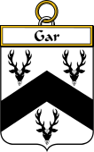 Irish Badge for Gar or Garr