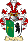 v.23 Coat of Family Arms from Germany for Carsten