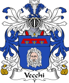 Italian Coat of Arms for Vecchi