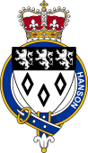 British Garter Coat of Arms for Hanson (England)