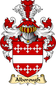 English Coat of Arms (v.23) for the family Alborough