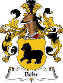 German Wappen Coat of Arms for Behr