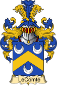 French Family Coat of Arms (v.23) for Comte (le) I