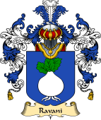 Italian Family Coat of Arms (v.25a) Ravani
