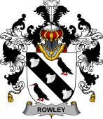 Irish Family Coat of Arms (v.25b) Rowley or O'Rowley