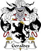 Portuguese Coat of Arms for Geraldes or Giraldes