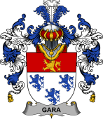 Irish Family Coat of Arms (v.25b) Gara or O'Gara