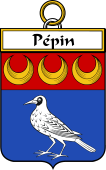 French Coat of Arms Badge for Pépin