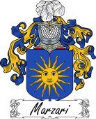 Araldica Italiana Coat of arms used by the Italian family Marzari