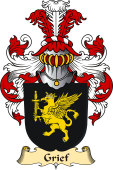 v.23 Coat of Family Arms from Germany for Grief