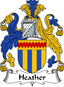 English Coat of Arms for the family Heather