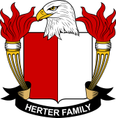 Coat of arms used by the Herter family in the United States of America