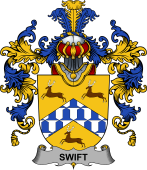 Irish Family Coat of Arms (v.25b) Swift