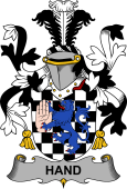 Irish Coat of Arms for Hand or McClave