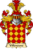 French Family Coat of Arms (v.23) for Villeneuve I