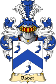 French Family Coat of Arms (v.23) for Badet