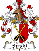 German Wappen Coat of Arms for Strahl