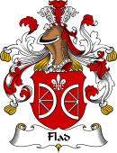 German Wappen Coat of Arms for Flad