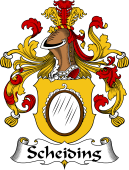 German Wappen Coat of Arms for Scheiding