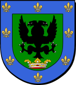 Spanish Family Shield for Monsalve