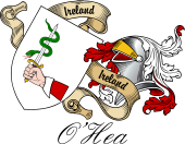 Sept (Clan) Coat of Arms from Ireland for O'Hea