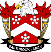 Coat of arms used by the Eastbrook family in the United States of America