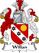 English Coat of Arms for the family Willan