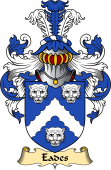 English Coat of Arms (v.23) for the family Eades