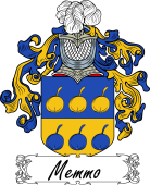 Araldica Italiana Coat of arms used by the Italian family Memmo