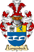v.23 Coat of Family Arms from Germany for Langenbeck