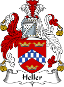 English Coat of Arms for the family Heller