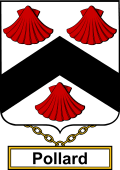 English Coat of Arms Shield Badge for Pollard