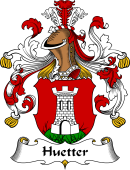 German Wappen Coat of Arms for Huetter