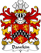 Welsh Coat of Arms for Dawkin (of Abergavenny, Monmouthshire)