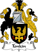 English Coat of Arms for the family Tonkin