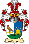 v.23 Coat of Family Arms from Germany for Lachmann