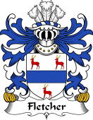 Welsh Coat of Arms for Fletcher (of Treborth, Caernarfonshire)