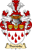 English Coat of Arms (v.23) for the family Thorndike