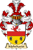v.23 Coat of Family Arms from Germany for Mohrhardt
