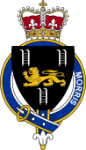 British Garter Coat of Arms for Morris (Wales)