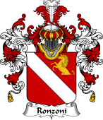 Italian Family Coat of Arms (v.25b) Ronzoni