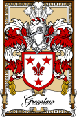 Scottish Coat of Arms Bookplate for Greenlaw