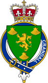 Families of Britain Coat of Arms Badge for: Crandall (Ireland)
